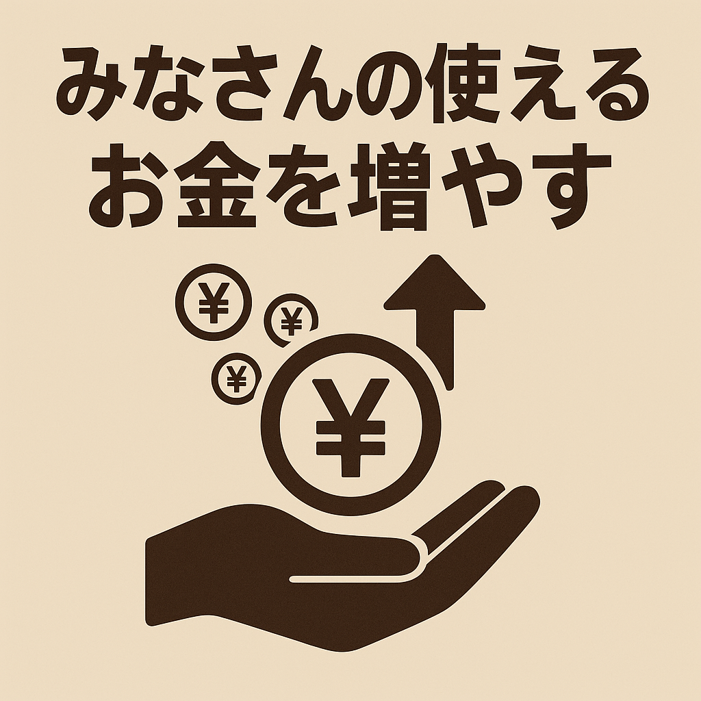 みなさんの使えるお金を増やす